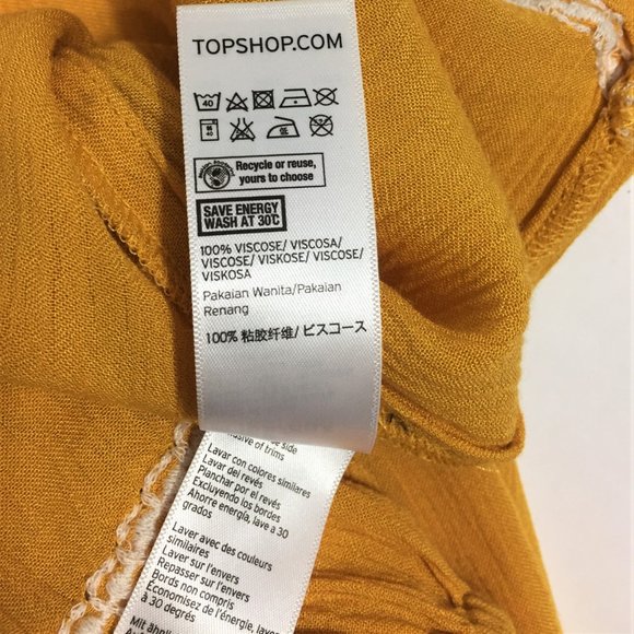 TOPSHOP Embroidered Off The Shoulder Dress - Size Small - Picture 7 of 7